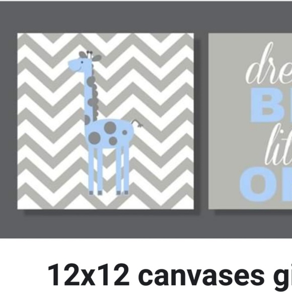 12x12 Nursery Canvases - Picture 2 of 3